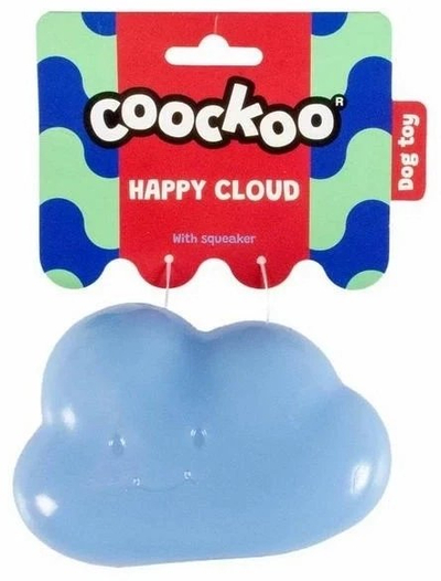 Lodër për qen Coockoo Happy Cloud, plastike, me fishkëllimë, blu