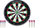 Tabla dart Master Grande Brazil, 45 cm, sisal, shumëngjyrëshe