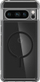 Këllëf telefoni Spigen Ultra Hybrid OneTap Metal Ring MagSafe për Google Pixel 8 Pro, transparent, i zi