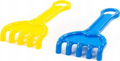 Lodër grabujcë rëre Polesie Nr.10, 13 cm, plastike, e verdhë