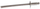 Riveta shtëpiake Dome inox, 4.8x14mm, 50 copë, argjendtë