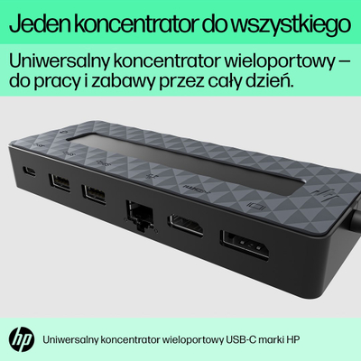 Stacion dokimi HP Universal USB-C Multiport Hub, i zi