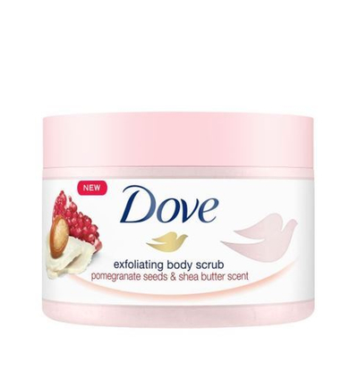 Skrab për trup Dove Garnet Seeds & Shea butter 225 ml