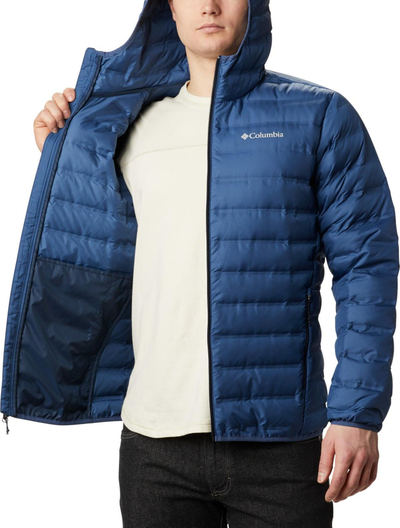 Xhaketë dimri Columbia Lake 22 Down Hooded, për burra, me kapuç, blu navy
