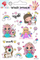 Tatuazhe të larshme për kalamaj All4Kids Princesses Unicorns, set për zbukurim, shumëngjyrëshe