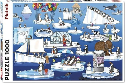 Puzzle Piatnik Life In Antarctica, 1000 pjesë, 67.5 x 44.1 cm, shumëngjyrësh