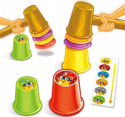 Lojë shkathtësie Stack a Mole, 12 kupa, 3+