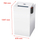 Shredder dokumentesh HSM Pure 740 Max, 240L, prerje 4.5x30 mm, i bardhë