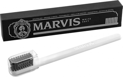 Furç dhëmbësh Marvis White Soft, me qime të buta, 1 copë, e bardhë