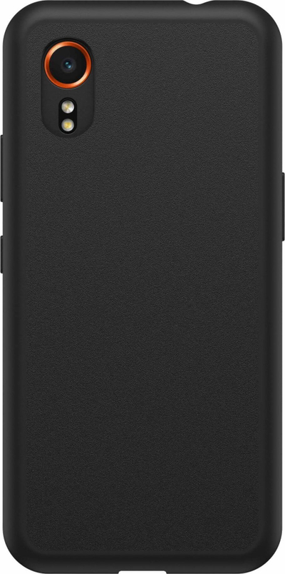 Mbrojtëse telefoni OtterBox React për Samsung Galaxy XCover 7, e hollë, mban mirë goditjet, ngjyrë e zezë