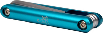 Set veglash biçiklete XQmax Pro, 8 në 1, çelik alumin, blu