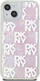 Mbrojtëse telefoni DKNY Liquid Glitter Multilogo, për iPhone 15 14 13, TPU PC, rozë