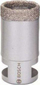 Freza vrimash Bosch Dry Diamond, 32mm, për qeramikë, gri