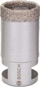 Freza vrimash Bosch Dry Diamond, 32mm, për qeramikë, gri