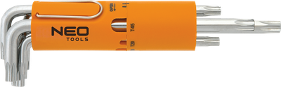 Set çelësash torx NEO 09-514, Type-L, T10-T50, 8 copë