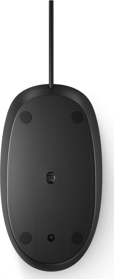 Глушец HP 128, со кабел, USB, црна