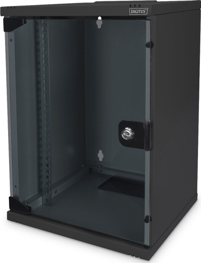 Rraf muri për rrjet Digitus DN-10-SET-2-B, 10", 9U, i zi