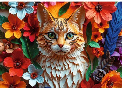 Puzzle Trefl “Cat”, 1000 copa, shumëngjyrëshe