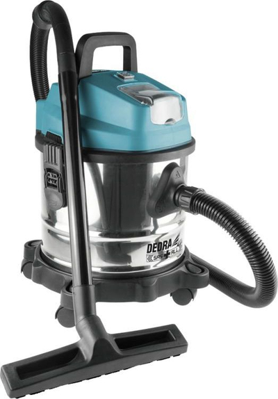 Fshesë industriale Dedra DED7175, 15L, me thithje dhe fryrje, inoks