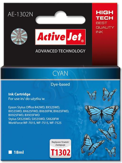 Ngjyrë për printer Activejet AE-1302N/T1302, e kaltër