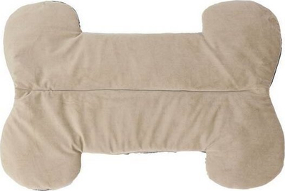 Shtrat për qen Mimikoko MIMIKO Pets Velvet, formë kocke, kundër rrëshqitjes, ngjyrë bezhë