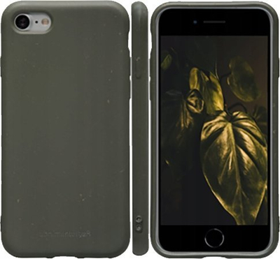 Kollëf telefoni Dbramante1928 ECO, për iPhone 7 8 SE 2 3, material me bazë bimore, jeshile ulliri