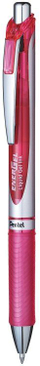 Гел пенкало Pentel EnerGel BL77 PX, 0,7mm, со копче, розево