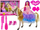 Kukull me kal LEAN Toys Princess, set lodrash, mbi 3 vjeç, shumëngjyrëshe