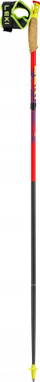 Shkop trail running Leki Ultratrail FX.One, karbon, 115cm, i kuq neon