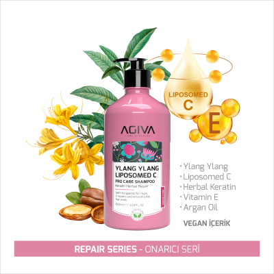 Shampo për flokë Agiva Ylang Ylang Liposomed C, 1000ml