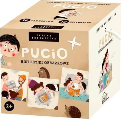Puzzle edukative Nasza Księgarnia Pucio Picture Stories, 36 pjesë, 2+