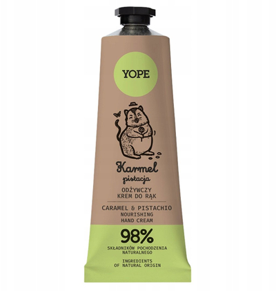 Krem duarsh YOPE Caramel Pistachio, ushqyes, 50 ml