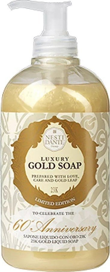 Sapun i lëngshëm Nesti Dante Luxury Gold Soap, 500ml, aromë iris