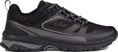 Këpucë sportive për burra Lee Cooper LCJ-23-01-2021M, Aqua Shell, taban antirrëshqitës, të zeza