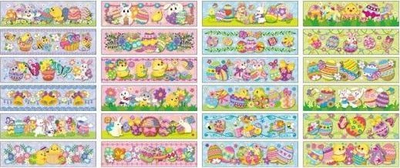Mbështjellës vezësh Pashke MFP Easter, set 12 copë, me figura shumëngjyrëshe