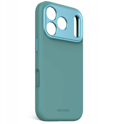 Kollëf telefoni Decoded Silicone Backcover, për iPhone 17 Pro, MagSafe, blu retro