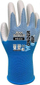 Doreza pune Wonder Grip WG-522W, kundra rrëshqitjes, elastike, blu me të bardhë