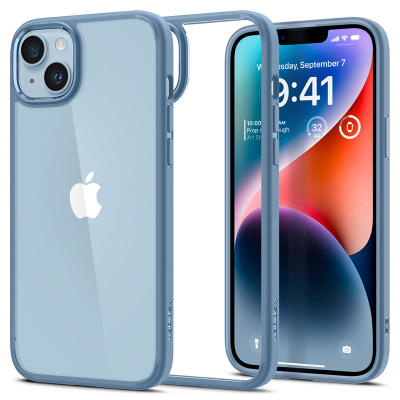 Mbrojtëse për celular iPhone 14 Spigen Ultra Hybrid, e kaltër