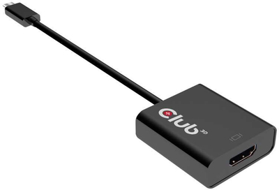 Adapter USB-C në HDMI USB Club 3 D CAC-2504, i zi