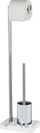 Set tualeti Wenko 20486100, mbajtës letre higjienike, furçë WC, krom