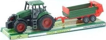Lodër traktor Pegaz Toys Small Manure Spreader, maket ferme, shumëngjyrësh