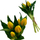 Buqetë lulesh artificiale SASKA Gift and Decor, 5 tulipanë silikon, 28 cm, të verdhë