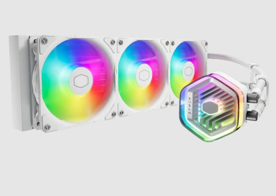 Ftohës uji për procesor Cooler Master MasterLiquid 360 ION, radiator 360 mm, White Edition, i bardhë