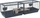 Set lidhës për kafaz Neolife Connect Cage, për kafaz 80 cm, rrjetë me 3 kapëse