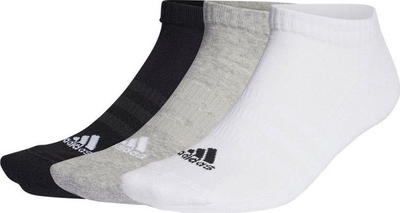 Çorape sportive Adidas Cushioned Low-Cut IC1333, set me 3 palë, të ulëta, me ngjyra të ndryshme