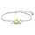 Byzylyk për femra Swarovski Mesmera 5668362, 19.5 cm, i argjendtë/i verdhë