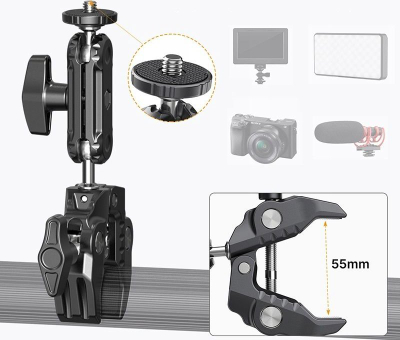 Tripod studio tavoline Ulanzi LS15, alumini, deri 160 cm, i zi