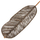 Gjethe dekorative 30x200x3Hcm (HM7823.02), zezë