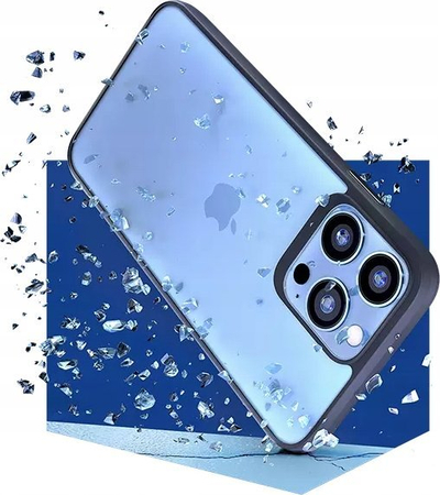 Mbulesë telefoni 3mk Satin Armor Case+ për iPhone 16 Plus, transparencë, anti-shok, vjollcë