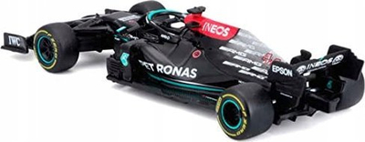Makina model Bburago Mercedes AMG F1 W12 2021, diecast 1/43, Valtteri Bottas, e zezë